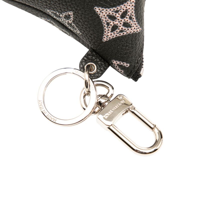 Louis Vuitton Mahina Berline Pouch M00868 Black Pink Leather Metal Women Louis