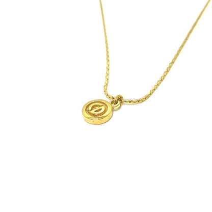 Christian DIOR Necklace CD GP Gold