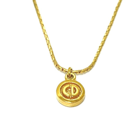 Christian DIOR Necklace CD GP Gold