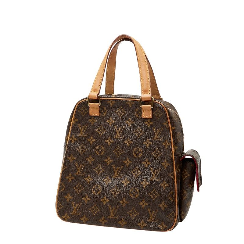 Louis Vuitton Exantri Cite M51161 Brown PVC Leather Women Louis Vuitton