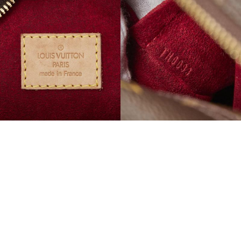 Louis Vuitton Exantri Cite M51161 Brown PVC Leather Women Louis Vuitton