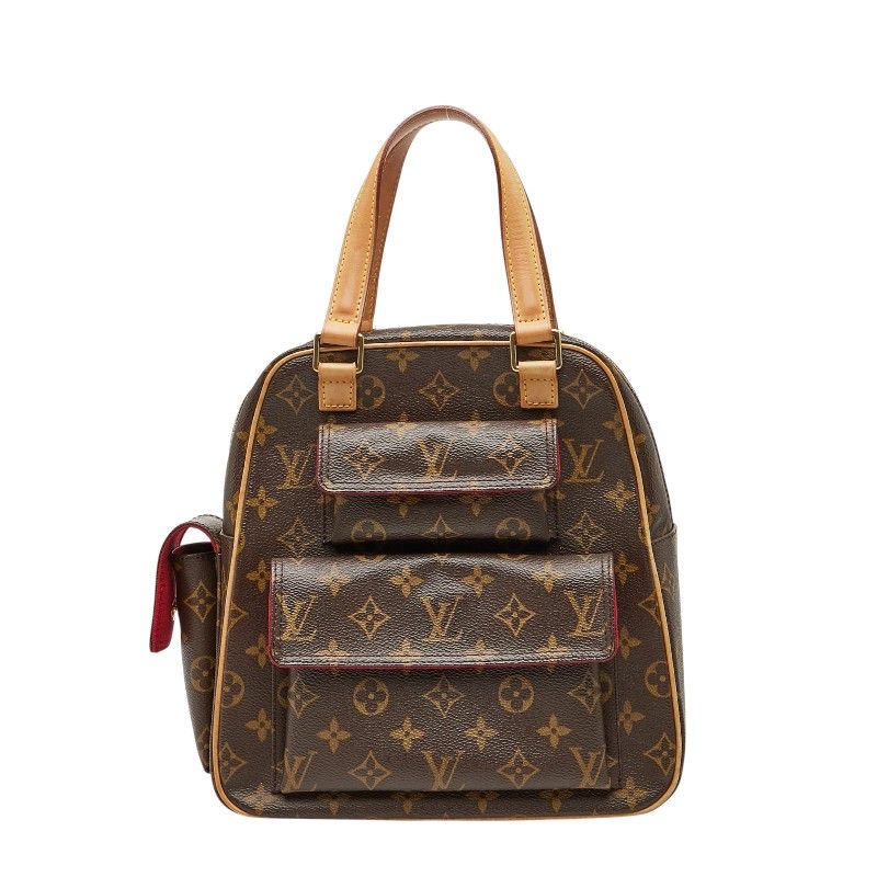 Louis Vuitton Exantri Cite M51161 Brown PVC Leather Women Louis Vuitton