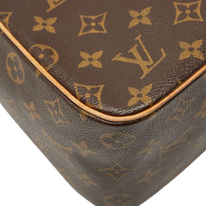 Louis Vuitton Exantri Cite M51161 Brown PVC Leather Women Louis Vuitton