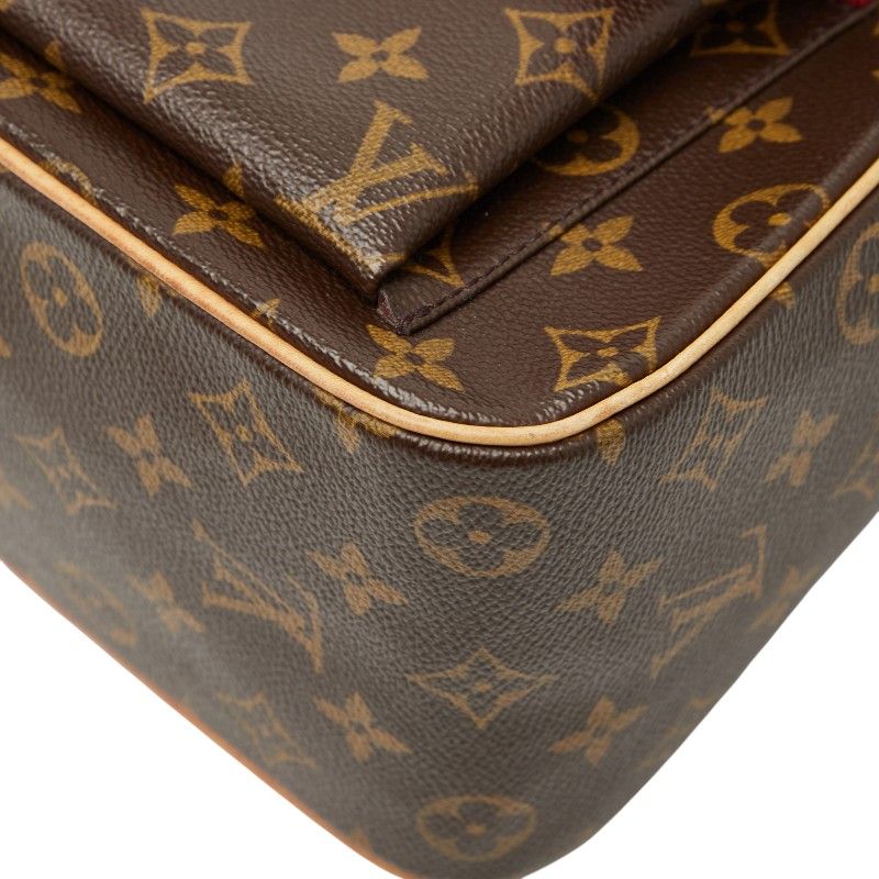 Louis Vuitton Exantri Cite M51161 Brown PVC Leather Women Louis Vuitton