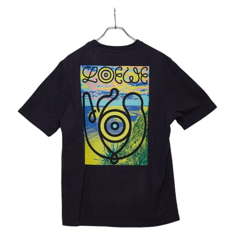 Loewe Eye Nature Printed T-Shirt Size: L Navy Cotton Men's Loewe