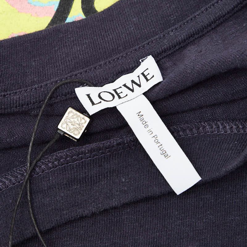 Loewe Eye Nature Printed T-Shirt Size: L Navy Cotton Men's Loewe