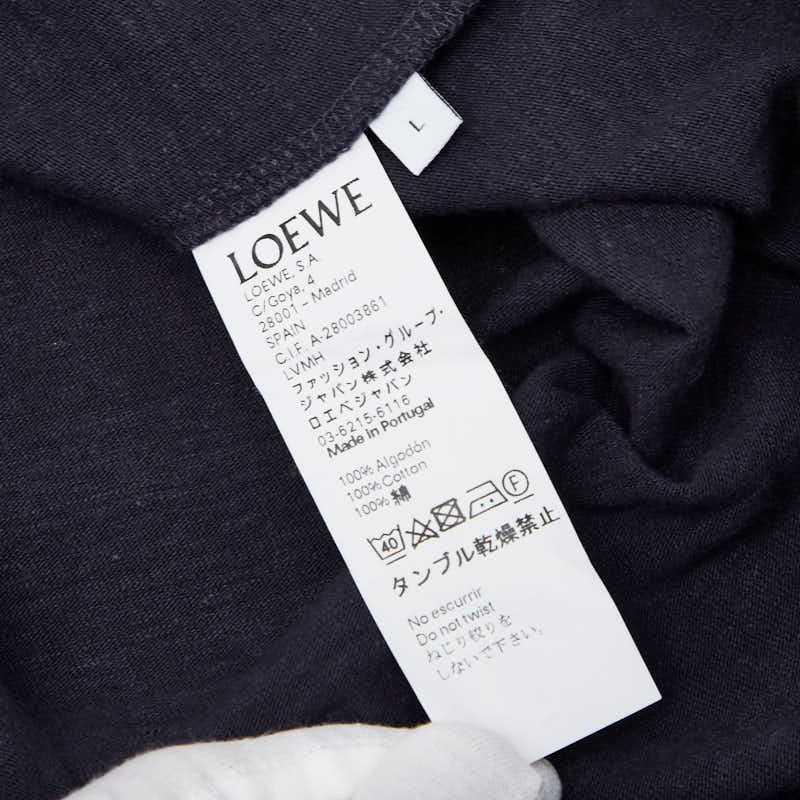 Loewe Eye Nature Printed T-Shirt Size: L Navy Cotton Men's Loewe