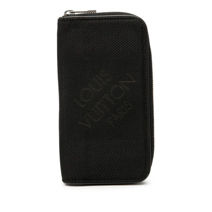 Louis Vuitton Damier Jean Ron Gippe Round Zipper Long Wallet M93546 Noir Black