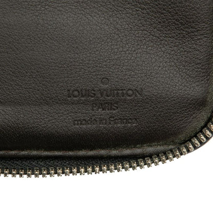 Louis Vuitton Damier Jean Ron Gippe Round Zipper Long Wallet M93546 Noir Black