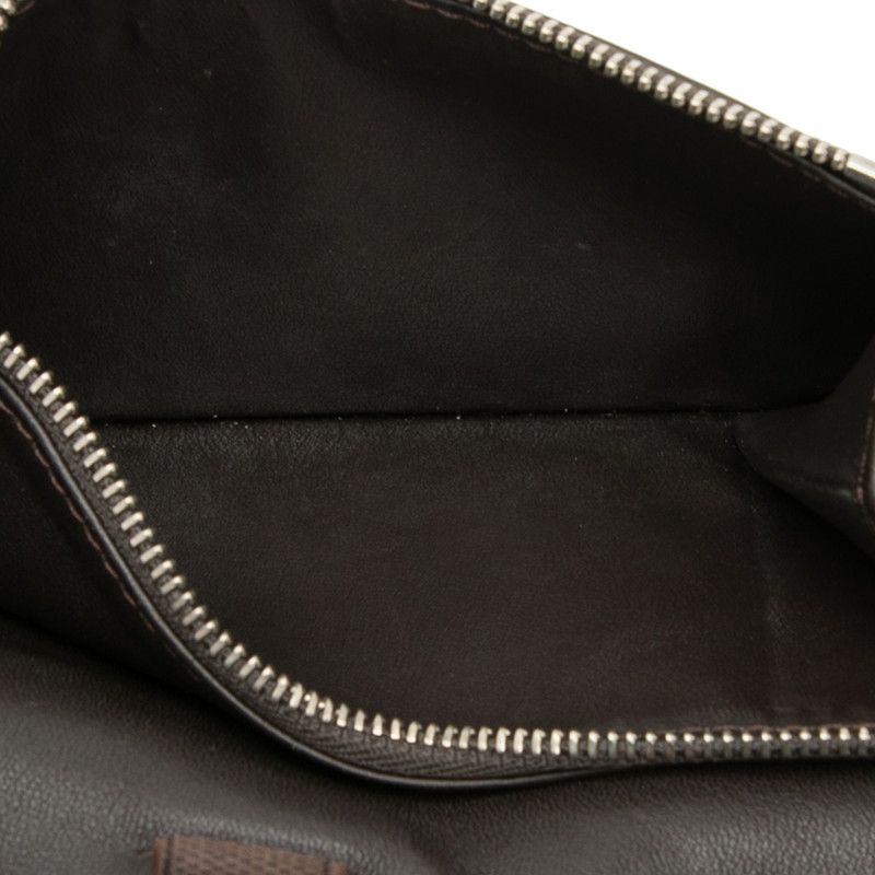 Louis Vuitton Damier Jean Ron Gippe Round Zipper Long Wallet M93546 Noir Black