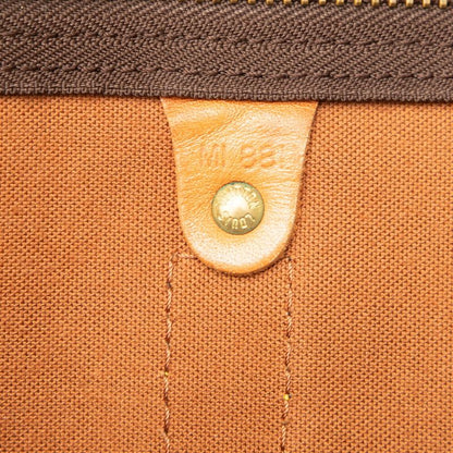 Louis Vuitton Keepall 60 Boston Bag Travel Bag M41422 Brown PVC Leather Women
