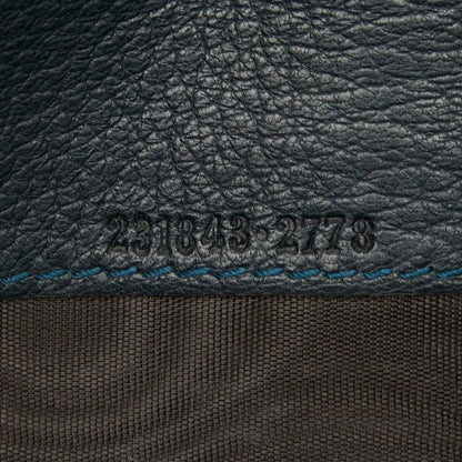 Gucci G Navy Leather Women's Gucci