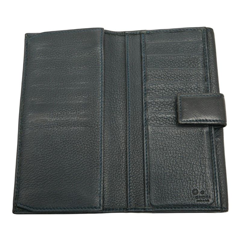 Gucci G Navy Leather Women's Gucci