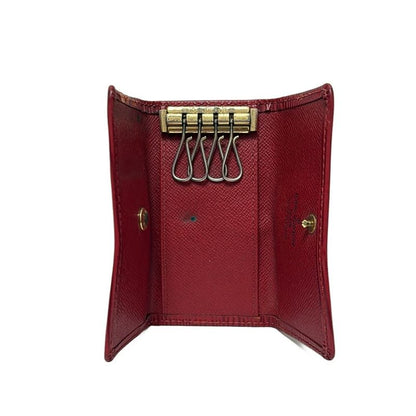 Louis Vuitton Key Case Epi 4 M63827 Red Leather