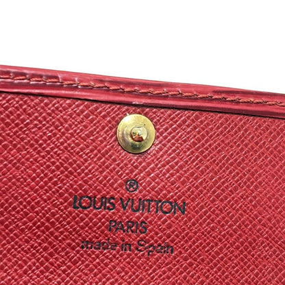 Louis Vuitton Key Case Epi 4 M63827 Red Leather