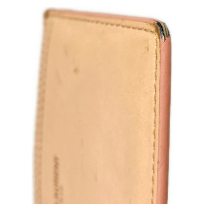Saint Laurent Paris Card Case - Pink Beige Leather