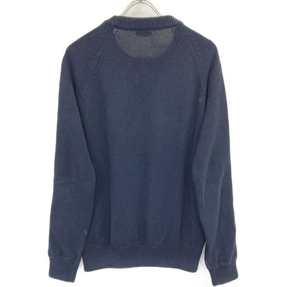 DIOR Navy 113m638at187 Oblique Cotton Knit S