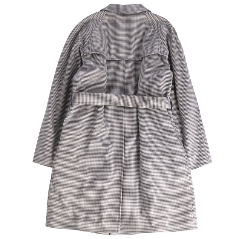 Prada Coat Belted Stainless Steel Collar Coat Balmacaan