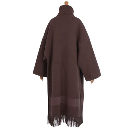 Hermes Dress 21AW Poncho Knit Fringe