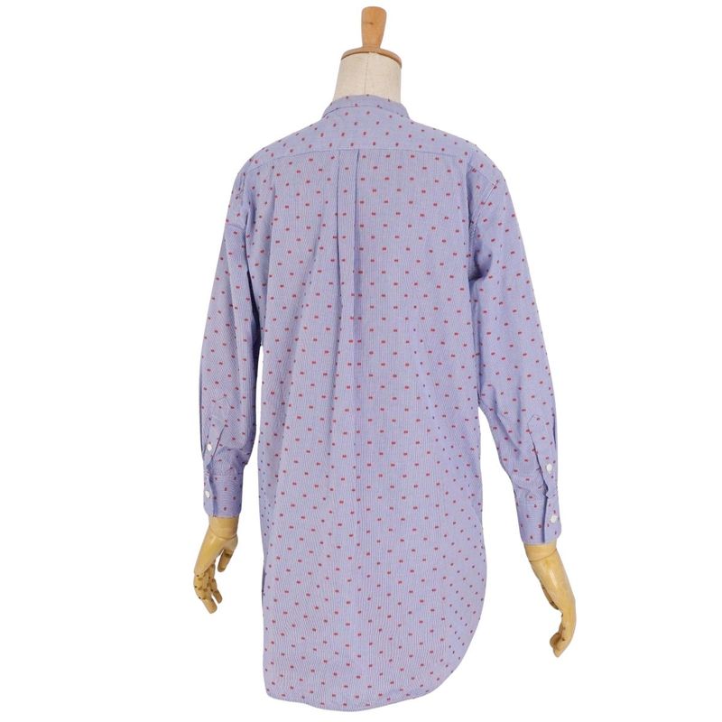 Celine Shirt Phoebe Period Blouse Stand Collar Long