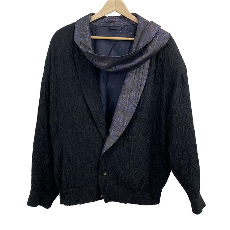 Celine Jacket Size 48 XL Women's Beauty - Black Red and Khaki Long Sleeves/