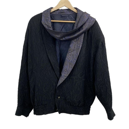 Celine Jacket Size 48 XL Women's Beauty - Black Red and Khaki Long Sleeves/