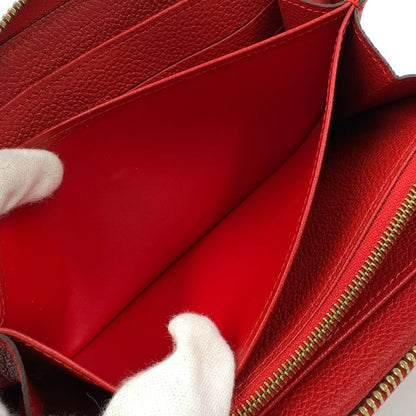 Louis Vuitton Zippy Wallet Monogram Empreinte Monogram Empreinte Leather Red