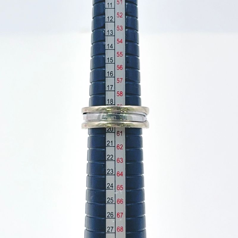 Bvlgari B-zero1 3 Band 18K White Gold White Gold Ring
