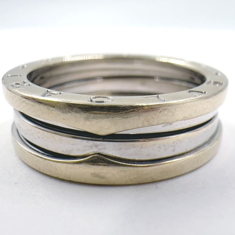 Bvlgari B-zero1 3 Band 18K White Gold White Gold Ring