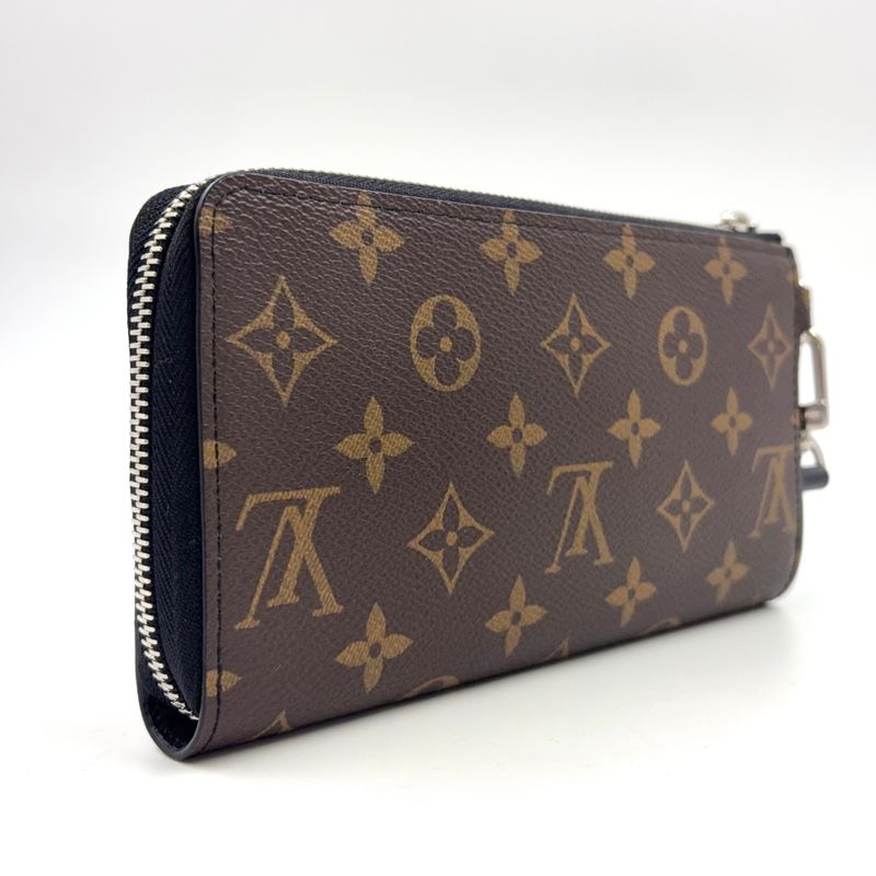 Louis Vuitton Zippy Dragonne Monogram Macassar Monogram Macassar RFID Compatible