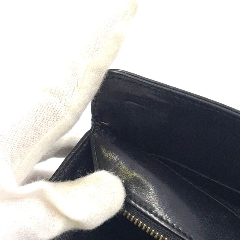 Chanel Matelasse Fringe Serial No 1 Leather Black Chain Shoulder Bag Gold