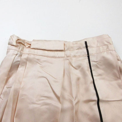Celine 100% Silk Wrap Skirt Wrap Tucked Knee Length Half Bottoms 36 S Pink