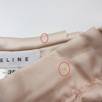 Celine 100% Silk Wrap Skirt Wrap Tucked Knee Length Half Bottoms 36 S Pink