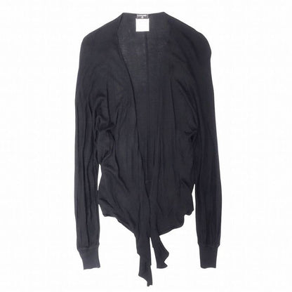 Chanel P28481k00073 06p Cashmere Blend Draped Knit Cardigan Top Long Sleeves