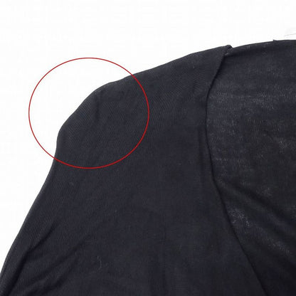 Chanel P28481k00073 06p Cashmere Blend Draped Knit Cardigan Top Long Sleeves