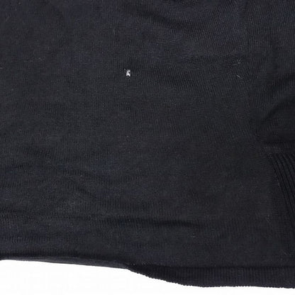 Chanel P28481k00073 06p Cashmere Blend Draped Knit Cardigan Top Long Sleeves