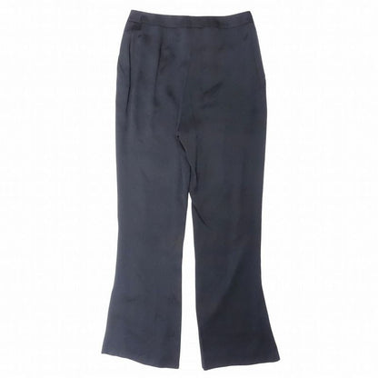 00s Chanel 100% Silk Pants Long Shiny P19088v09928 Made in France Bottoms Size