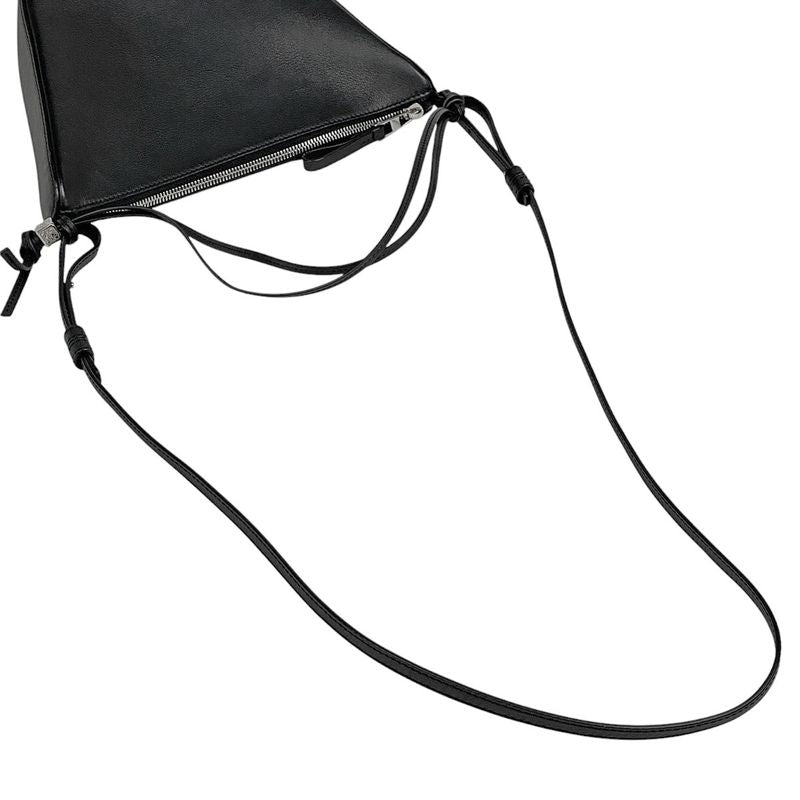 Loewe Hammock Hobo Bag Mini 2WAY Shoulder Bag Handbag Leather Black Women