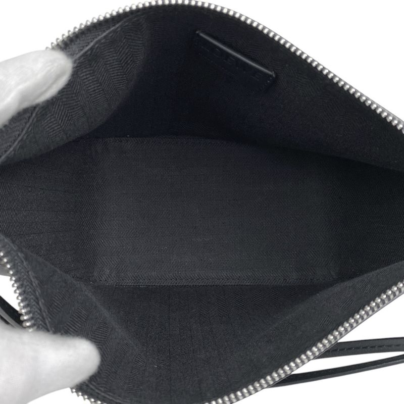 Loewe Hammock Hobo Bag Mini 2WAY Shoulder Bag Handbag Leather Black Women