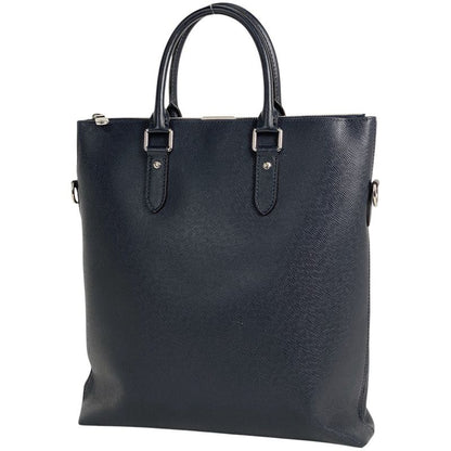 Louis Vuitton Anton Tote 2WAY Shoulder Bag Tote Bag Taiga Blue Marine M34432