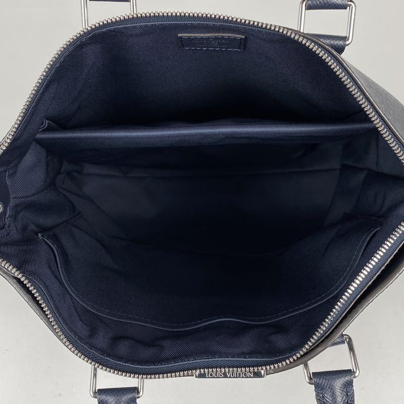 Louis Vuitton Anton Tote 2WAY Shoulder Bag Tote Bag Taiga Blue Marine M34432