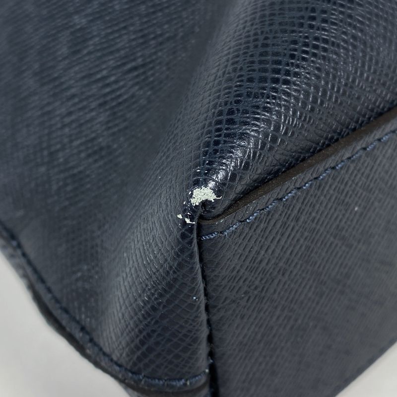 Louis Vuitton Anton Tote 2WAY Shoulder Bag Tote Bag Taiga Blue Marine M34432