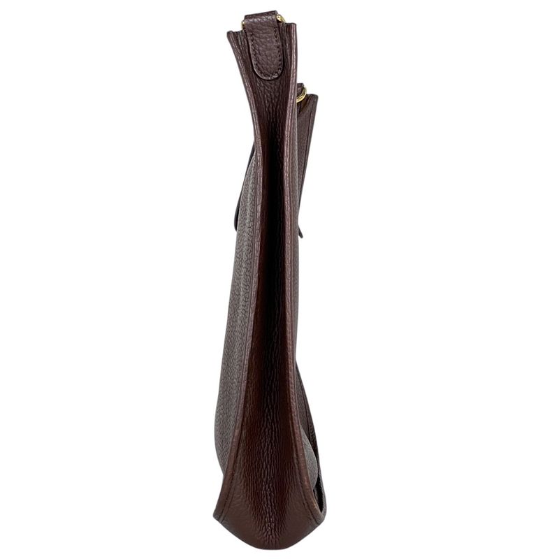 Hermes Evelyn 1 GM H Logo Perforated Shoulder Bag Togo Havana (brown) V Women