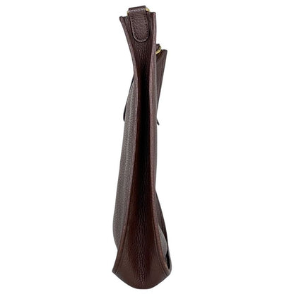 Hermes Evelyn 1 GM H Logo Perforated Shoulder Bag Togo Havana (brown) V Women