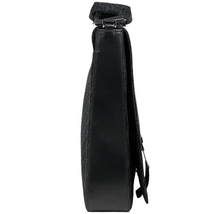 Christian DIOR Trotter Pattern Shoulder Bag Logo Street Chic Shoulder Bag