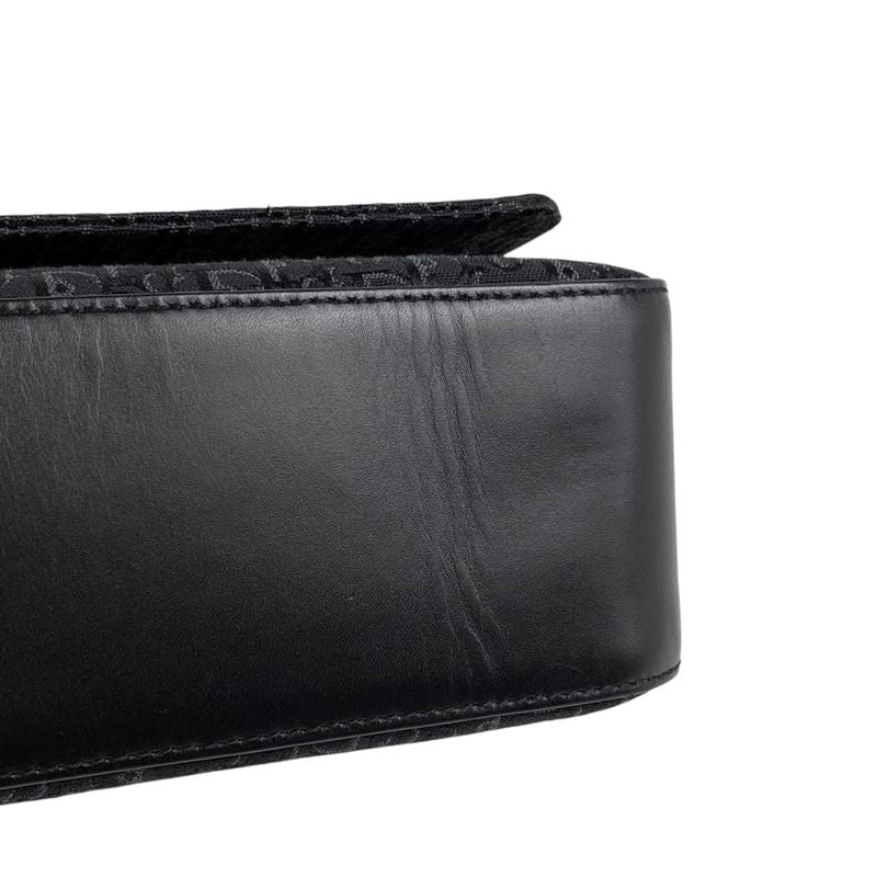 Christian DIOR Trotter Pattern Shoulder Bag Logo Street Chic Shoulder Bag