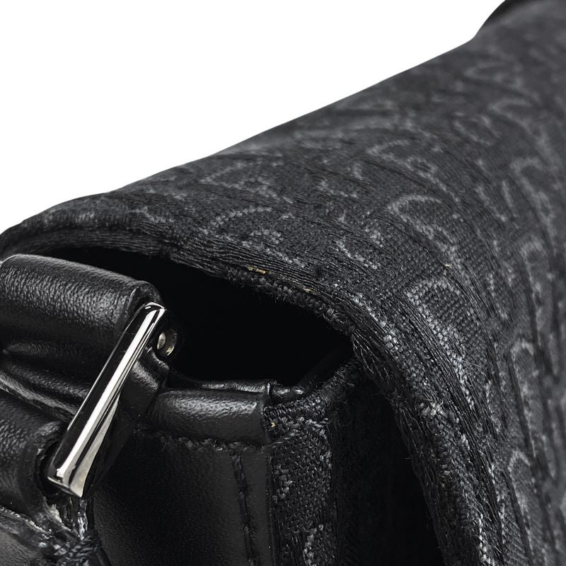 Christian DIOR Trotter Pattern Shoulder Bag Logo Street Chic Shoulder Bag