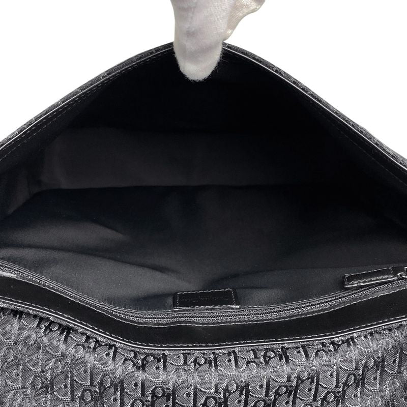 Christian DIOR Trotter Pattern Shoulder Bag Logo Street Chic Shoulder Bag
