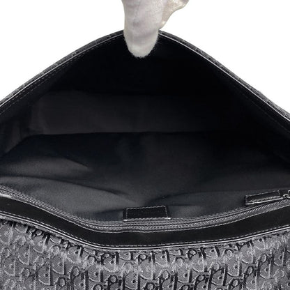 Christian DIOR Trotter Pattern Shoulder Bag Logo Street Chic Shoulder Bag