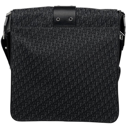 Christian DIOR Trotter Pattern Shoulder Bag Logo Street Chic Shoulder Bag